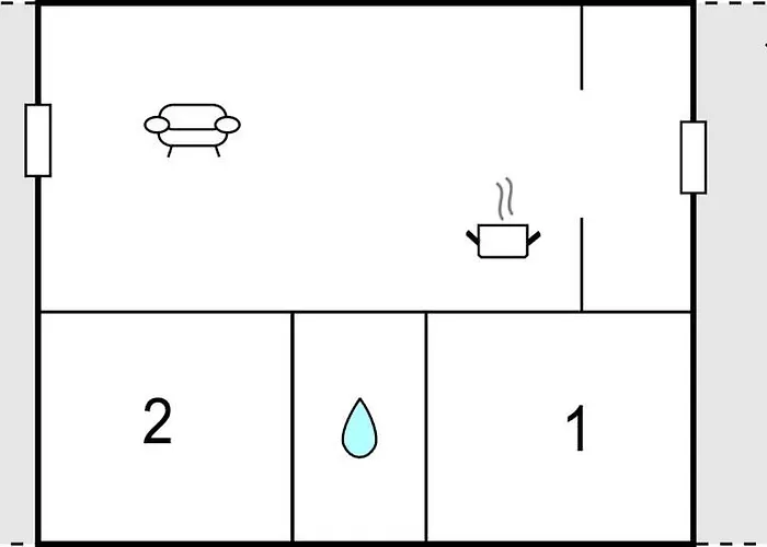 2 Bedroom Beautiful In Tatil Evi Gutzkow